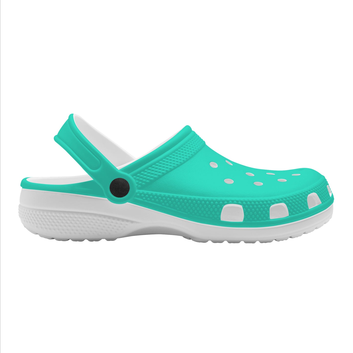 Snooty Fox Art Crocs Clogs - Bright Teal