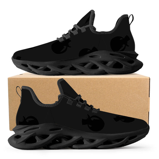 Snooty Fox Art  Flex Control Sneaker - Black