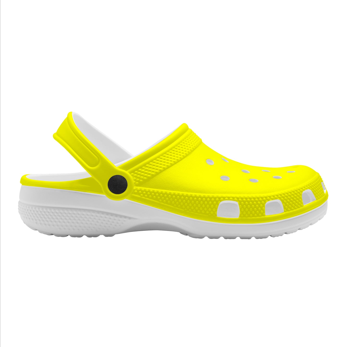 Snooty Fox Art Crocs Clogs - Bright Yellow