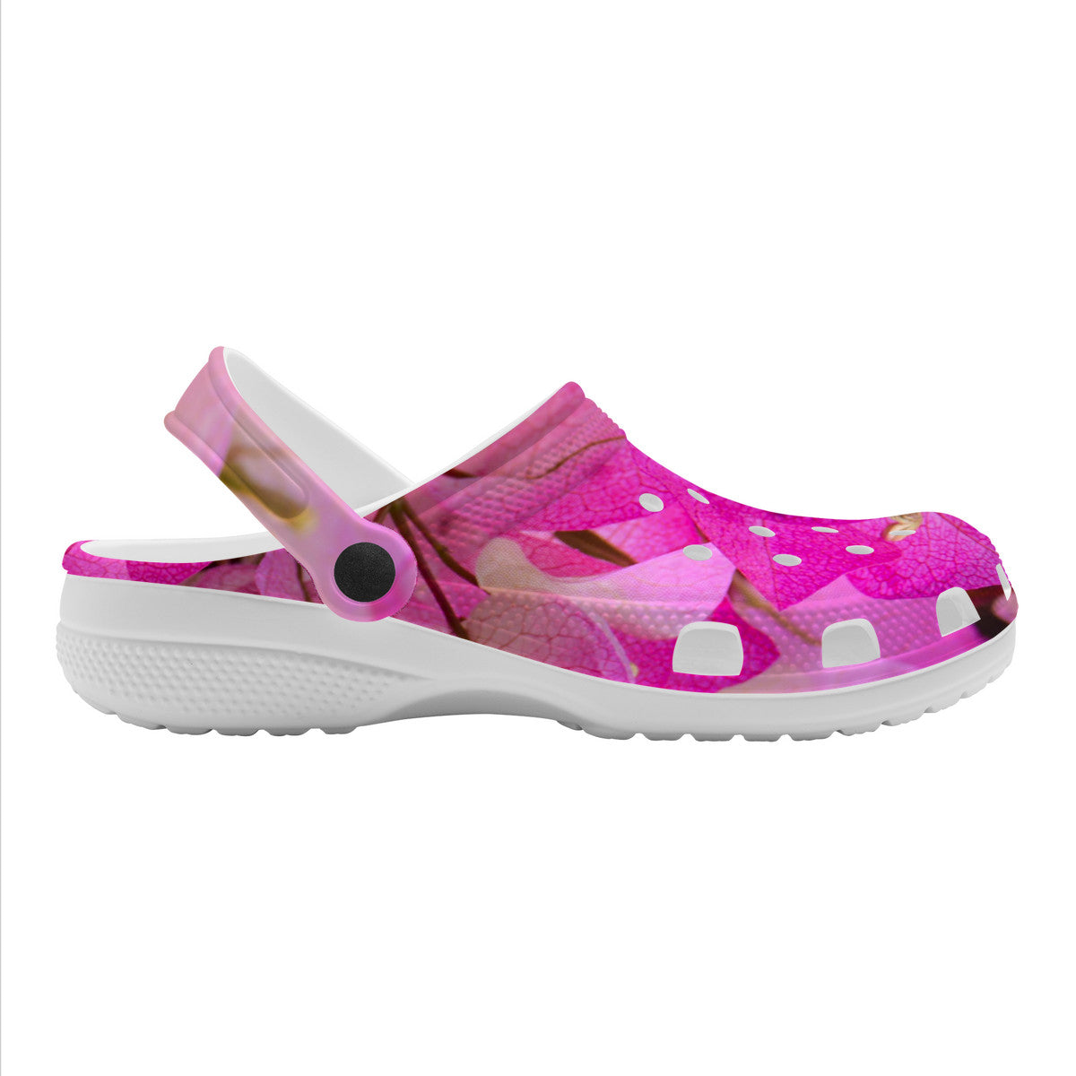 Snooty Fox Art Crocs Clogs - Pink Boogie Blooms