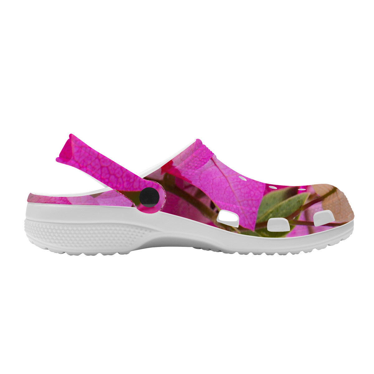 Snooty Fox Art Crocs Clogs - Pink Boogie Blooms