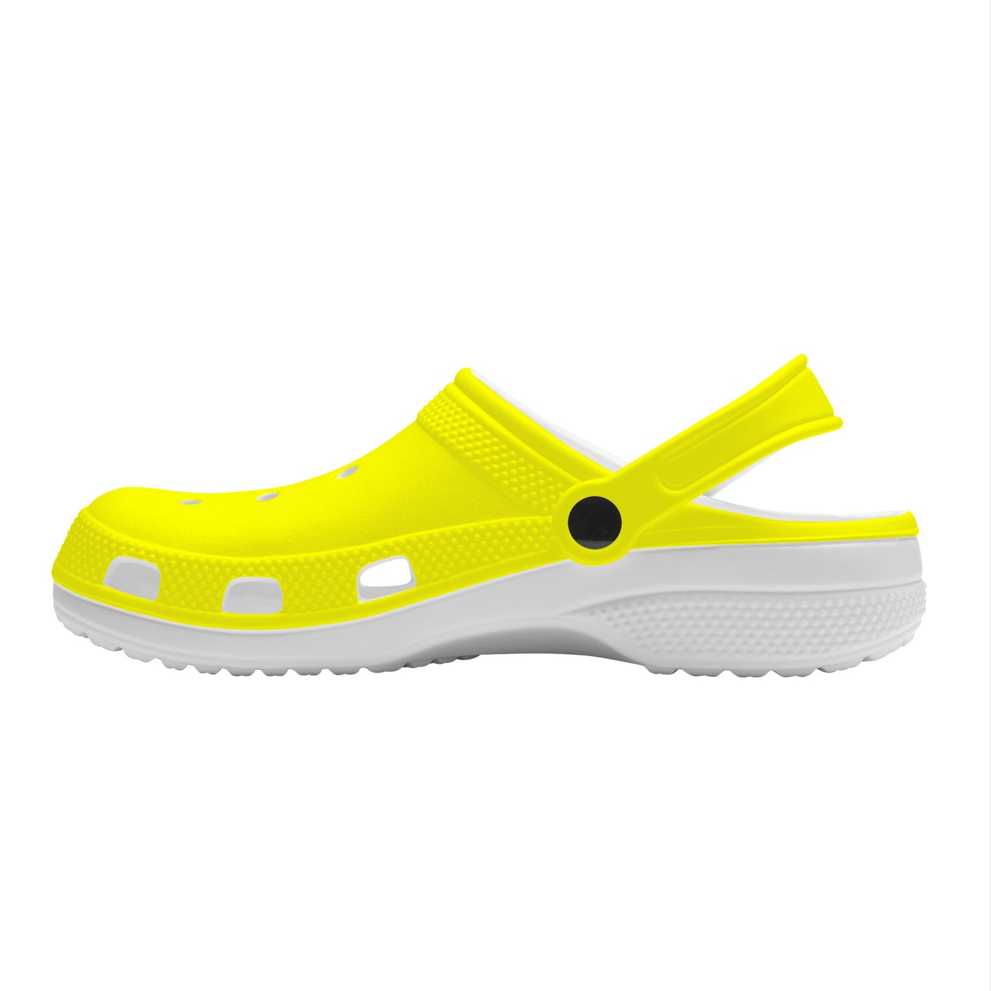 Snooty Fox Art Crocs Clogs - Bright Yellow