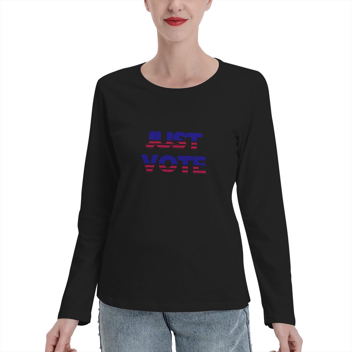 Snooty Fox Art Women's Long Sleeve T-Shirts - Just Vote