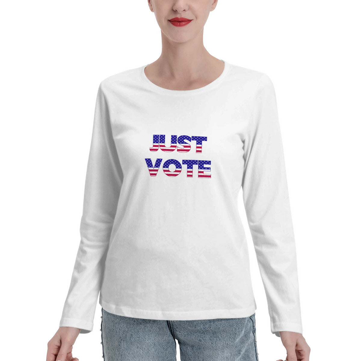 Snooty Fox Art Women's Long Sleeve T-Shirts - Just Vote
