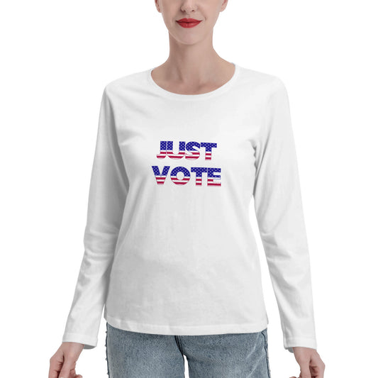 Snooty Fox Art Women's Long Sleeve T-Shirts - Just Vote