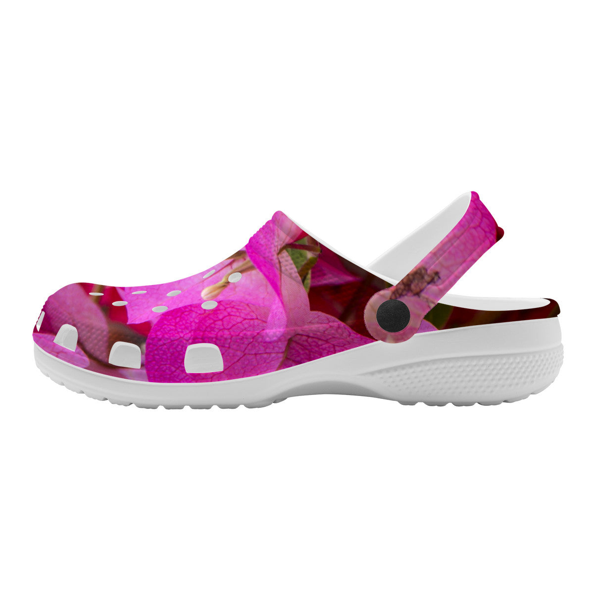 Snooty Fox Art Crocs Clogs - Pink Boogie Blooms