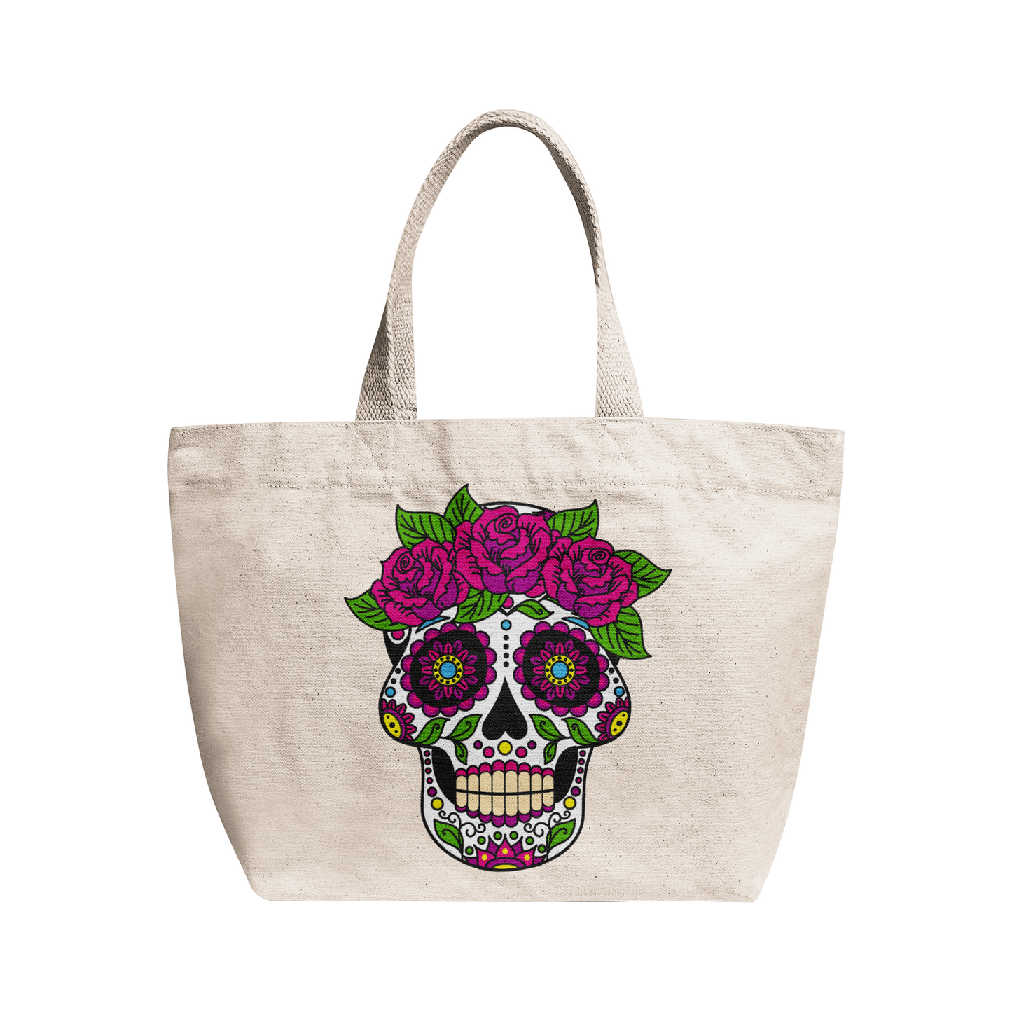 Snooty Fox Art Heavy Duty and Strong Natural Canvas Tote Bags - Catrina