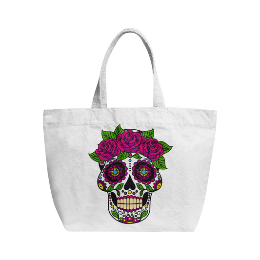 Snooty Fox Art Heavy Duty and Strong Natural Canvas Tote Bags - Catrina