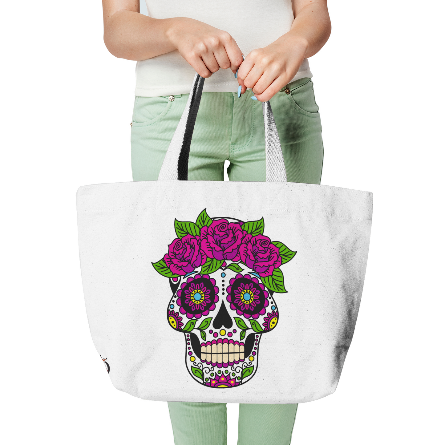 Snooty Fox Art Heavy Duty and Strong Natural Canvas Tote Bags - Catrina