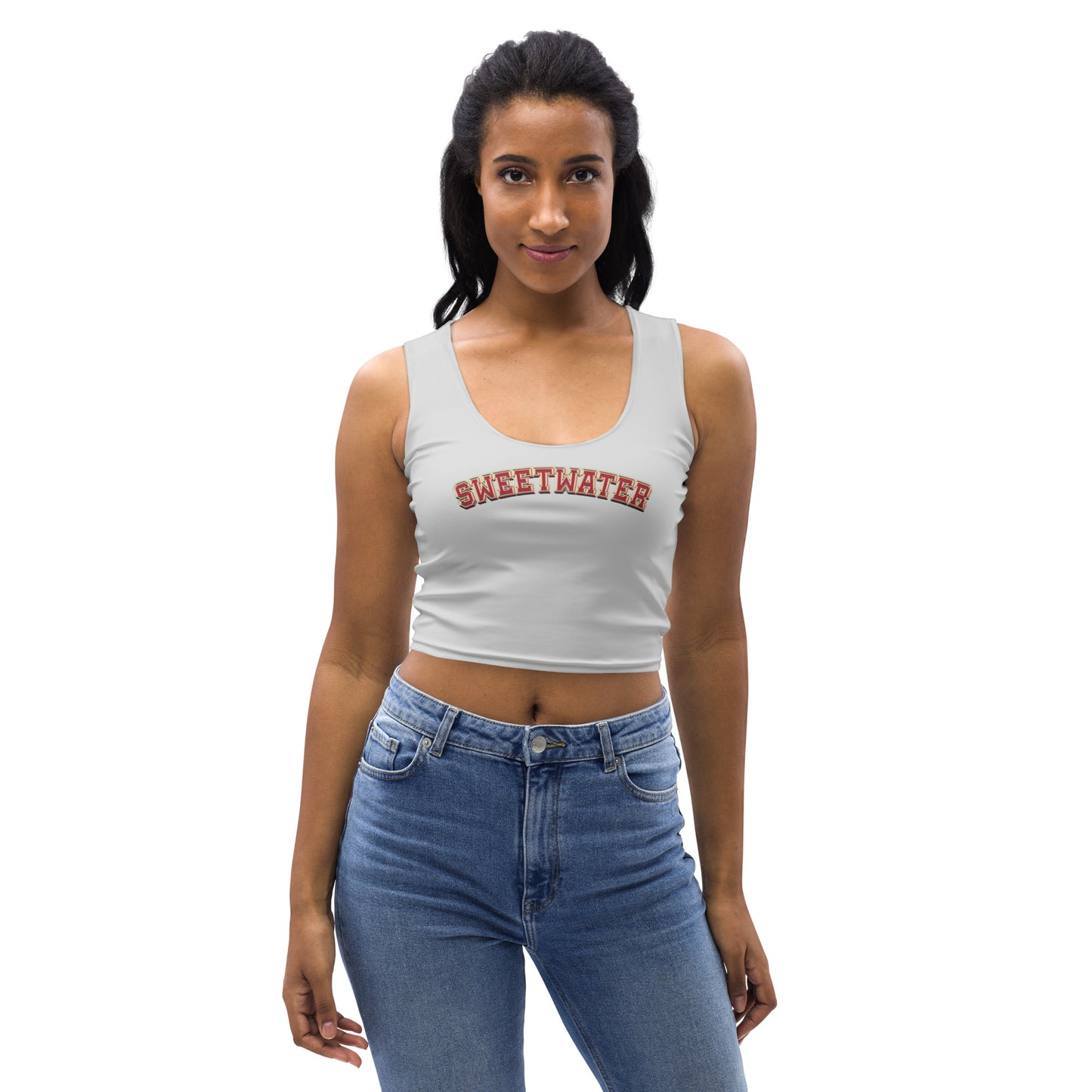 Snooty Fox Art Crop Top - Red Devil