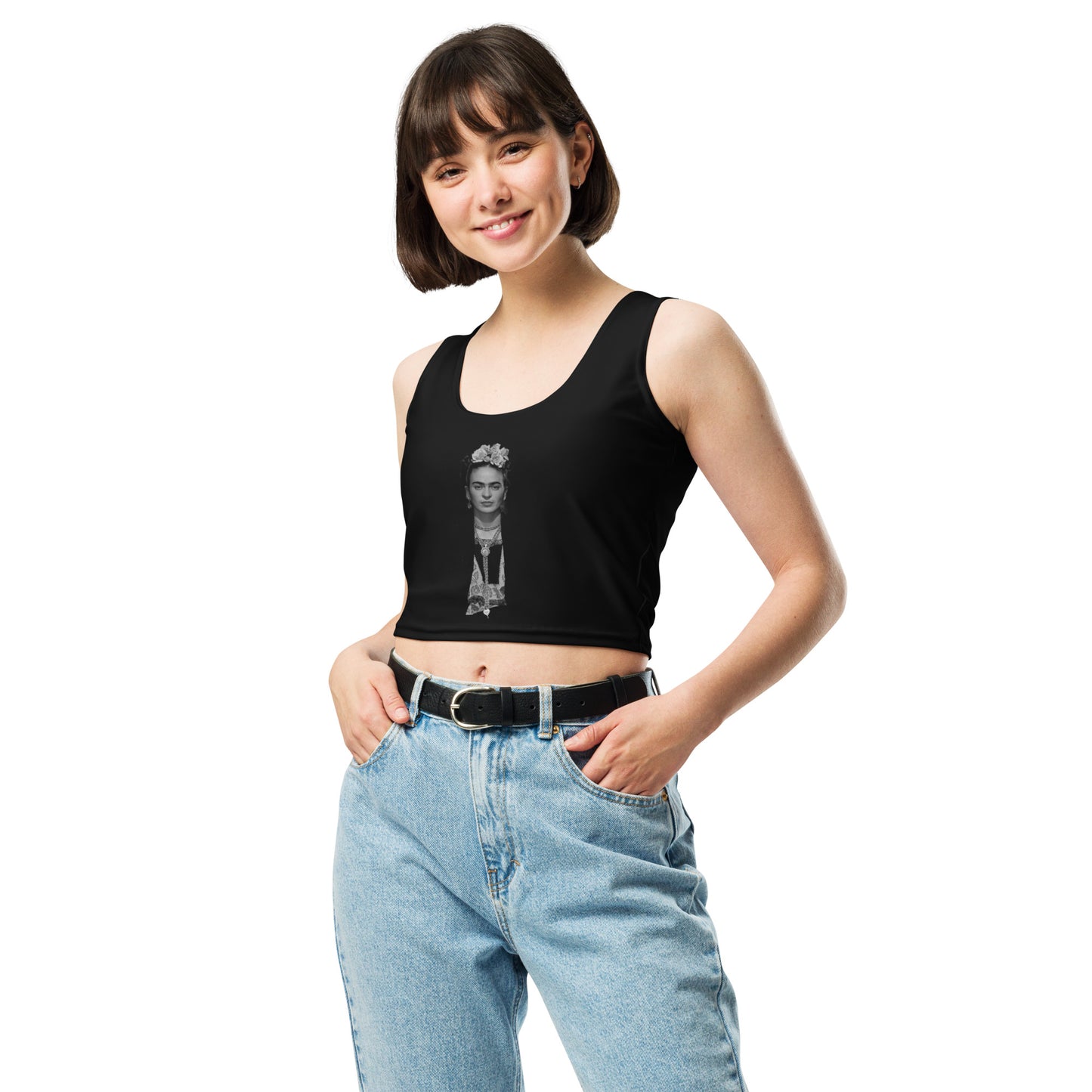 Snooty Fox Art Crop Top - Frida