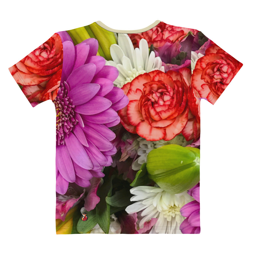 Snooty Fox Art Women's T-shirt - Spring Floral Print