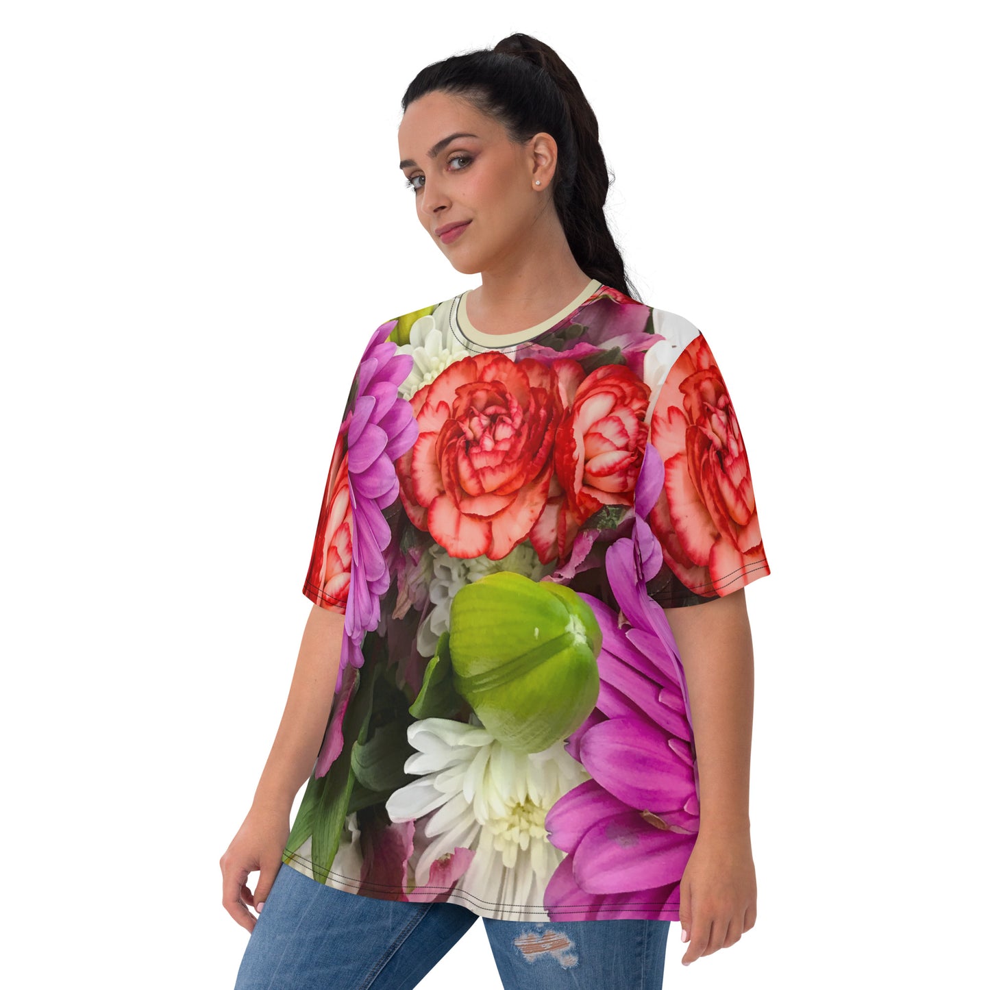 Snooty Fox Art Women's T-shirt - Spring Floral Print