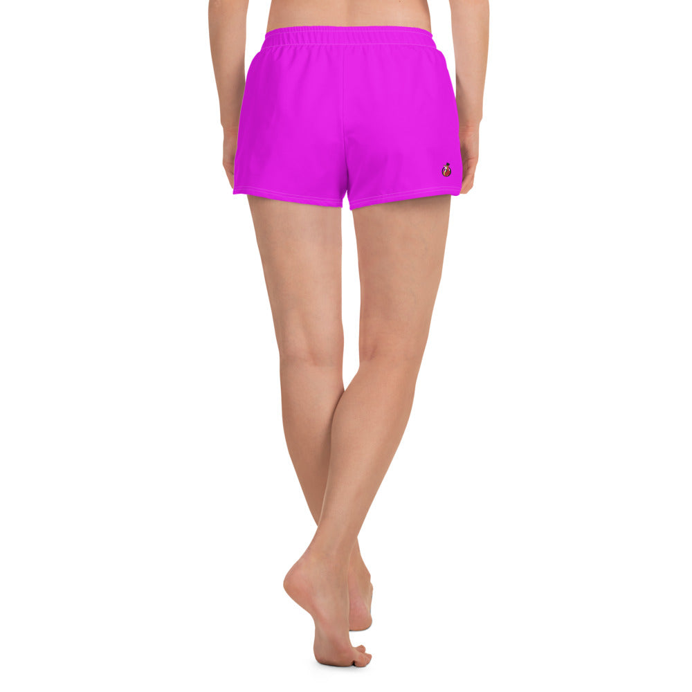 Snooty Fox Art Women’s Athletic Shorts - Beach Pink