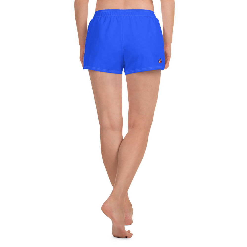Snooty Fox Art Women’s Athletic Shorts - Frida Blue