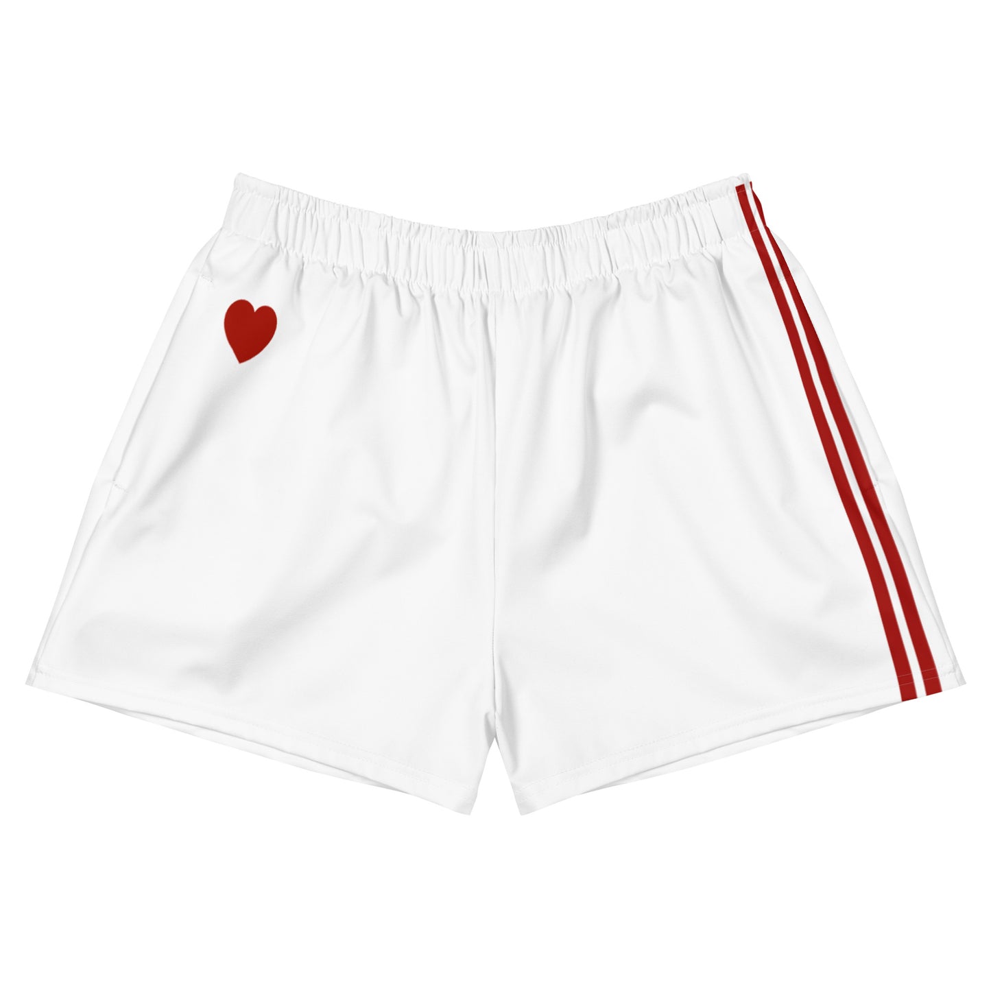 Snooty Fox Art Women’s Athletic Shorts - Sweet Heart