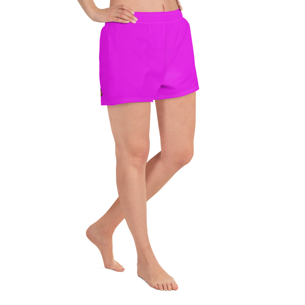 Snooty Fox Art Women’s Athletic Shorts - Beach Pink