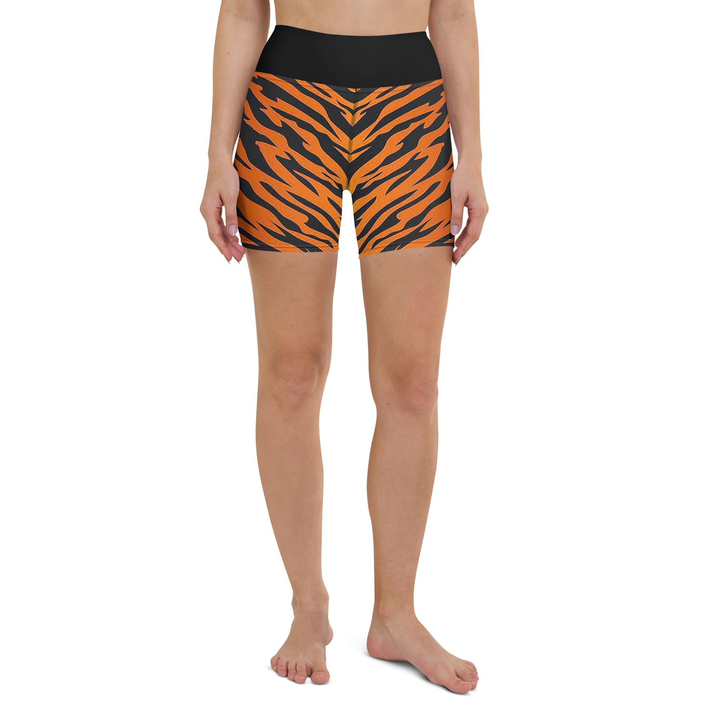 Snooty Fox Yoga Shorts - Tiger Print