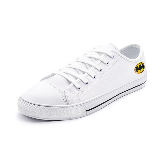 Snooty Fox Art Unisex Low Top Canvas Shoes - Batman Logo