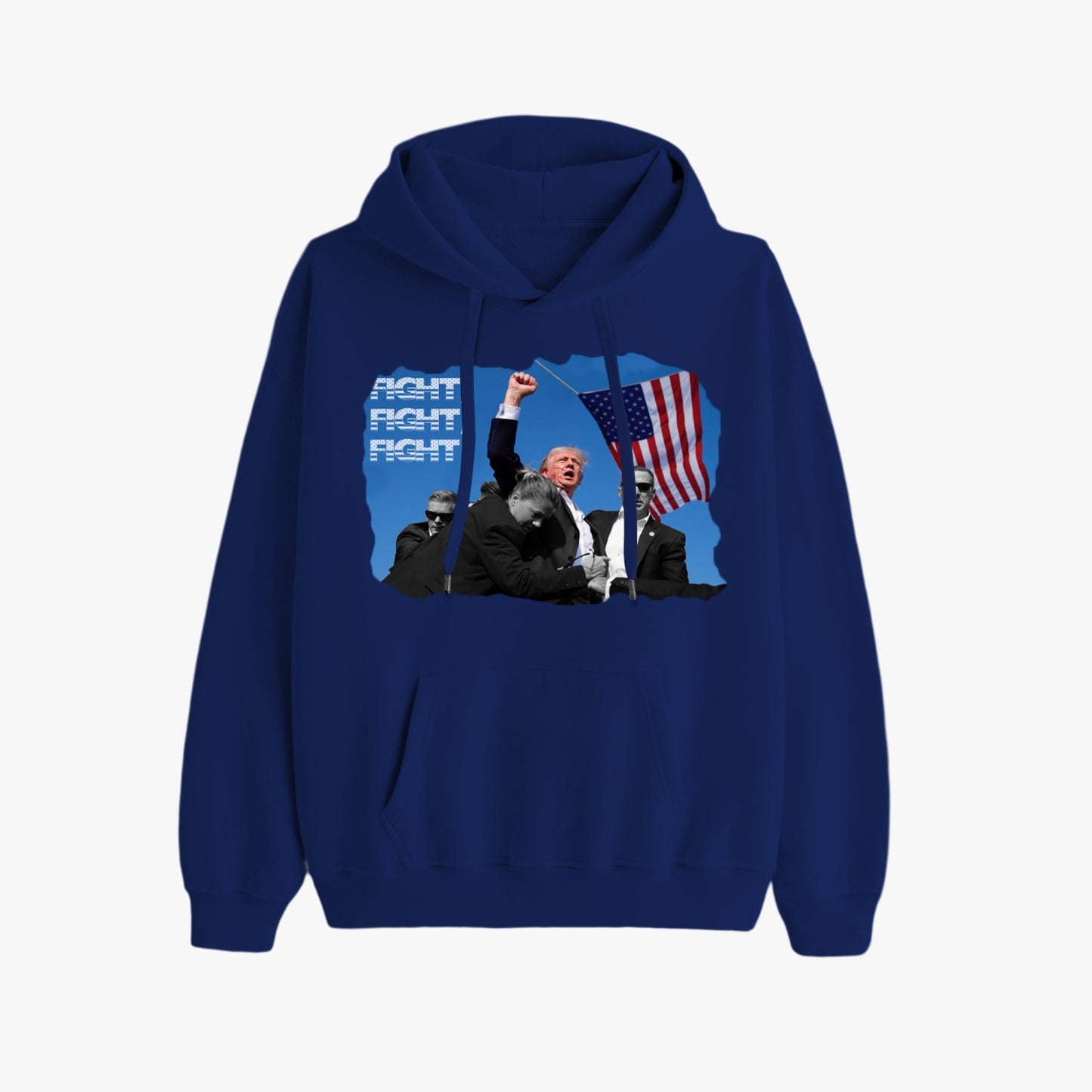 Snooty Fox Art Unisex Premium Pullover Hoodie - Fight, Fight, Fight