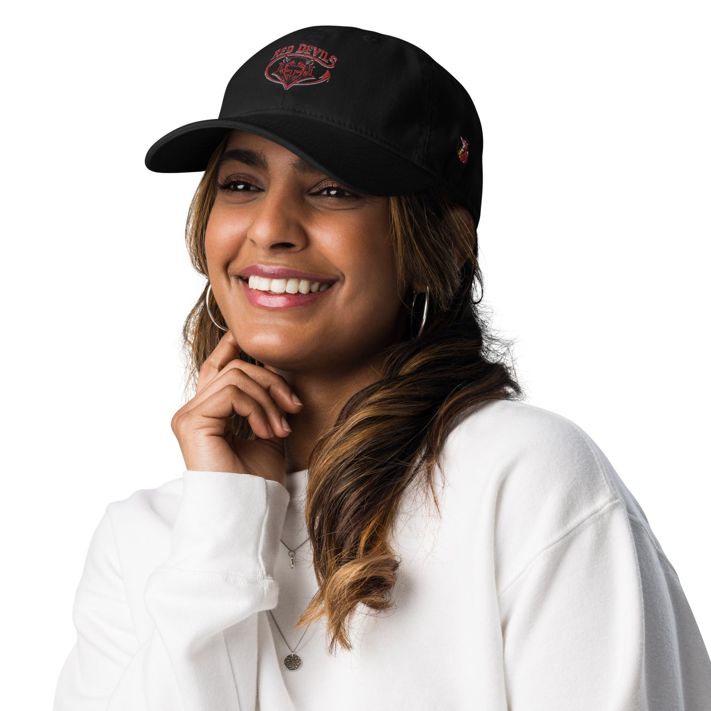 Snooty Fox Art Champion Dad Hat - Red Diablitos