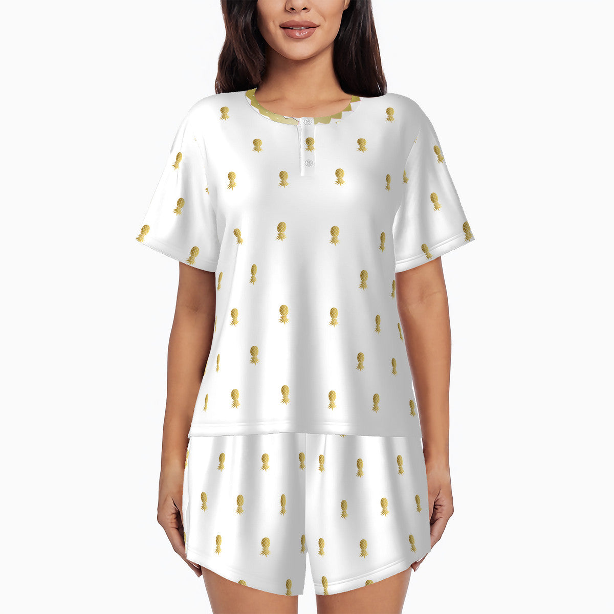 Snooty Fox Art  Women's Summer Round Neck Pajamas