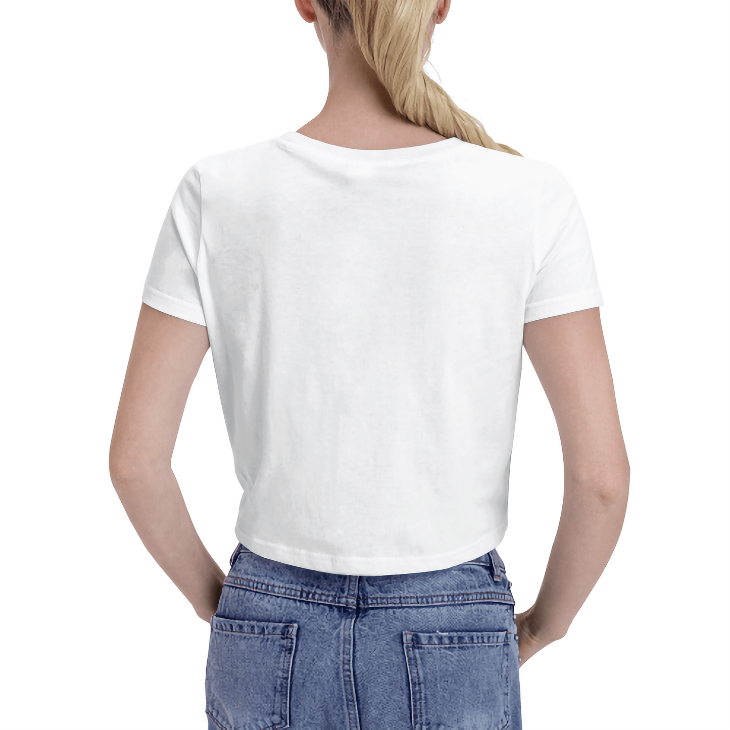 Snooty Fox Art Women's Crop Top T-shirt - Essentials
