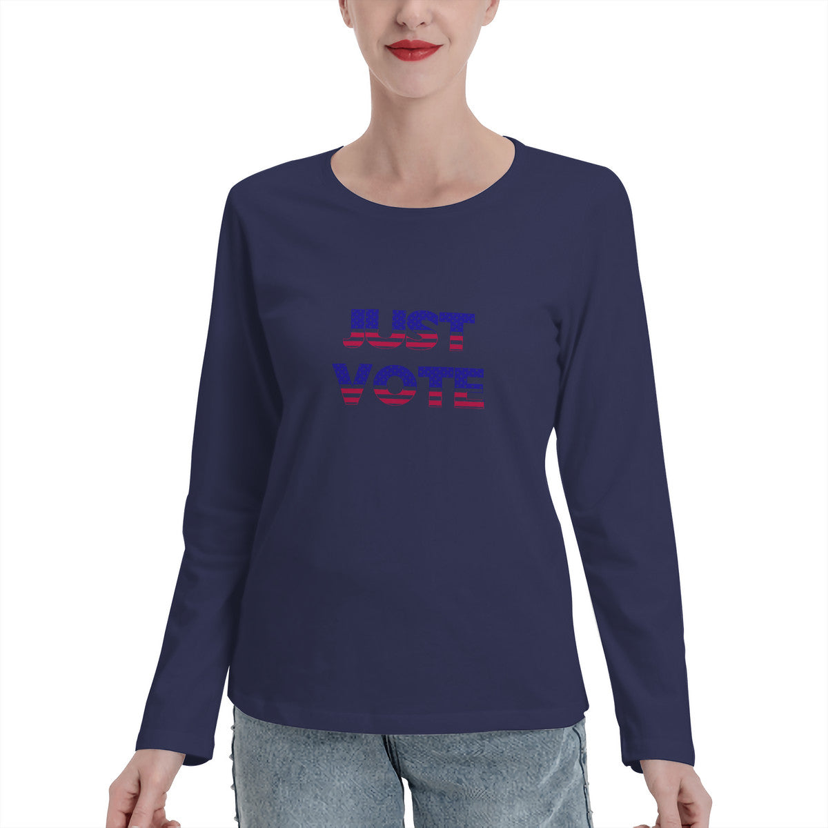 Snooty Fox Art Women's Long Sleeve T-Shirts - Just Vote