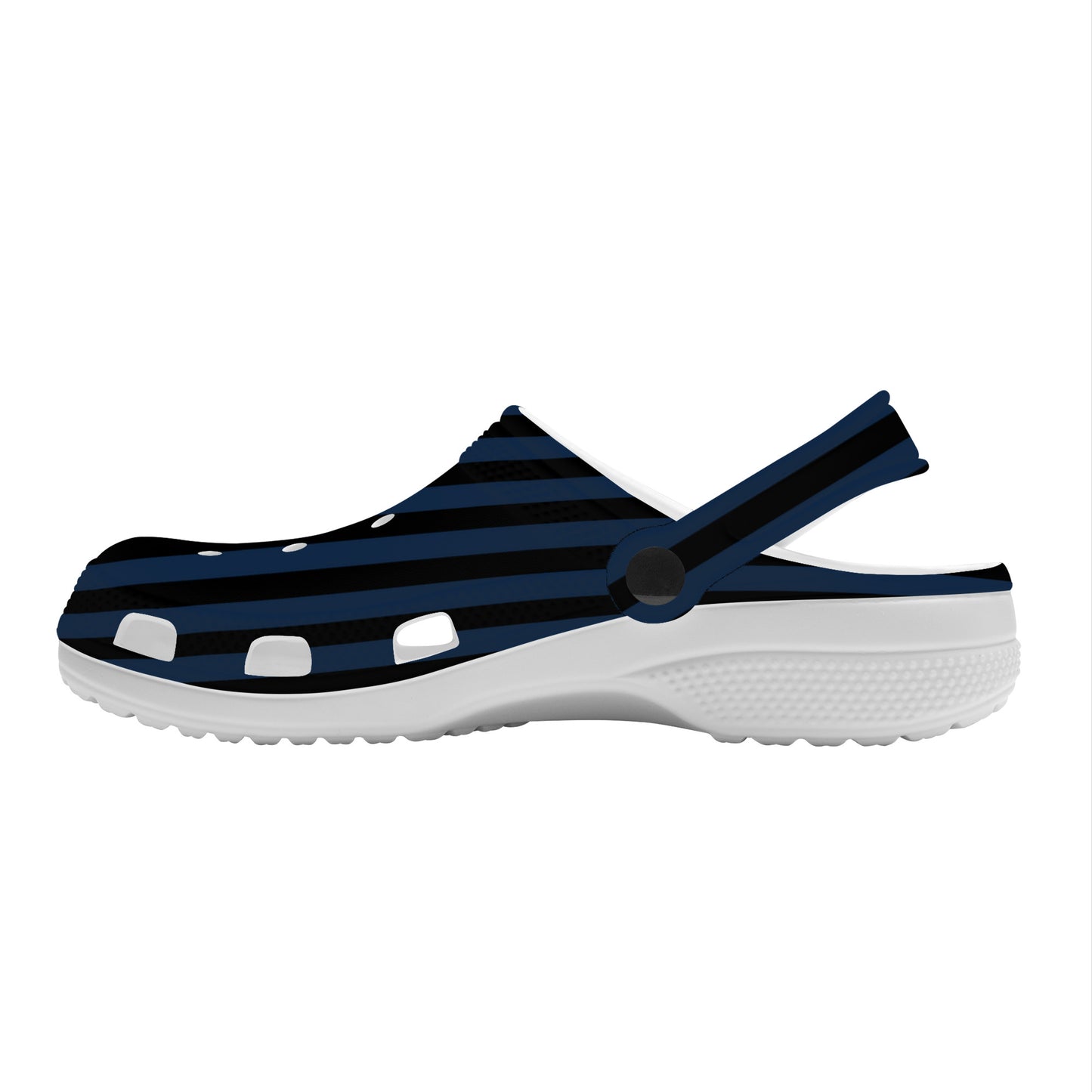 Snooty Fox Art Crocs Clogs - Black & Blue