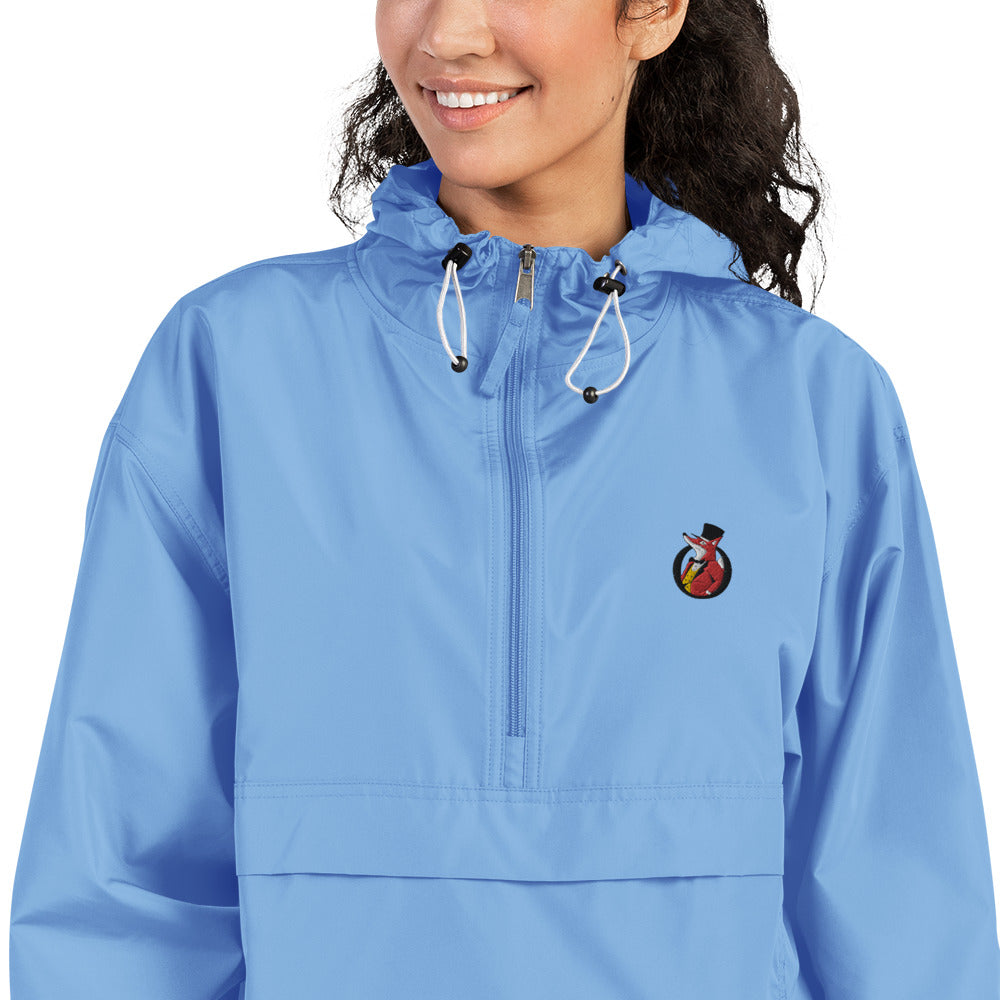 Snooty Fox Art Embroidered Champion Packable Jacket - Snooty Fox Art Logo
