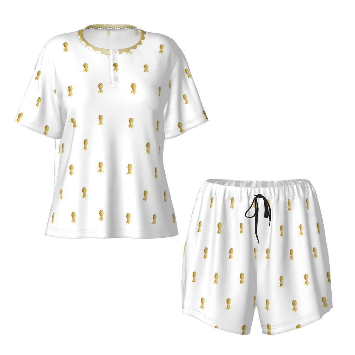 Snooty Fox Art  Women's Summer Round Neck Pajamas