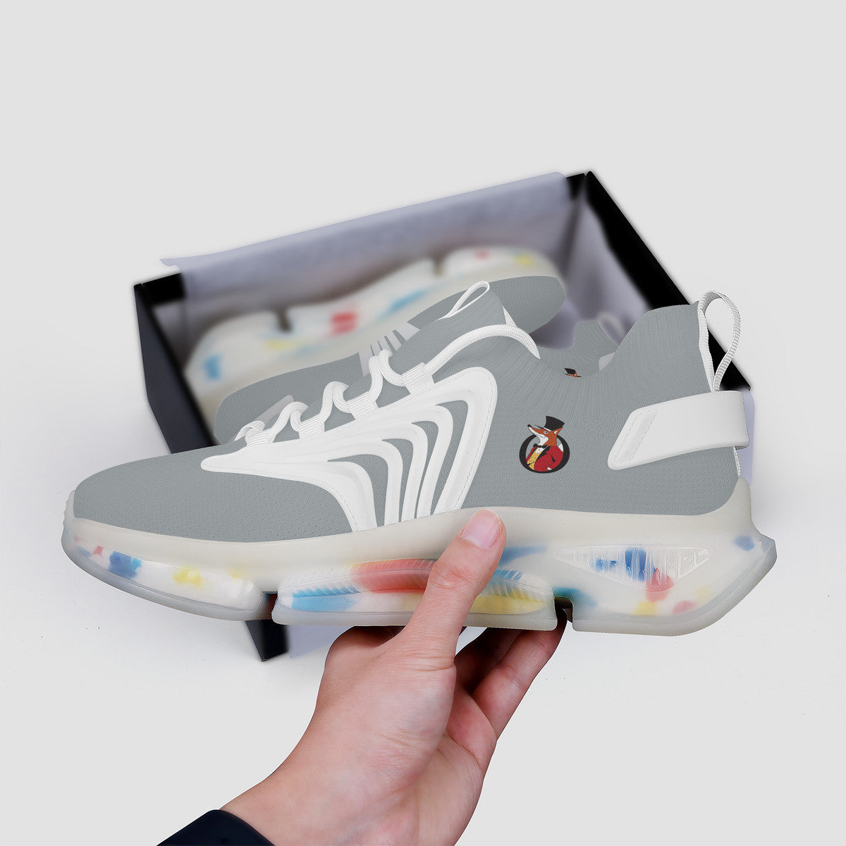 SF_S35 Air Max React Sneakers - White