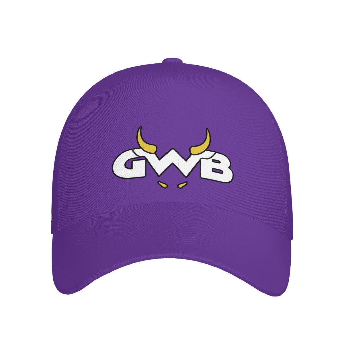 Snooty Fox Art - HC_T9 Curved Brim Baseball Cap (AOP) - GWB Proud Dad