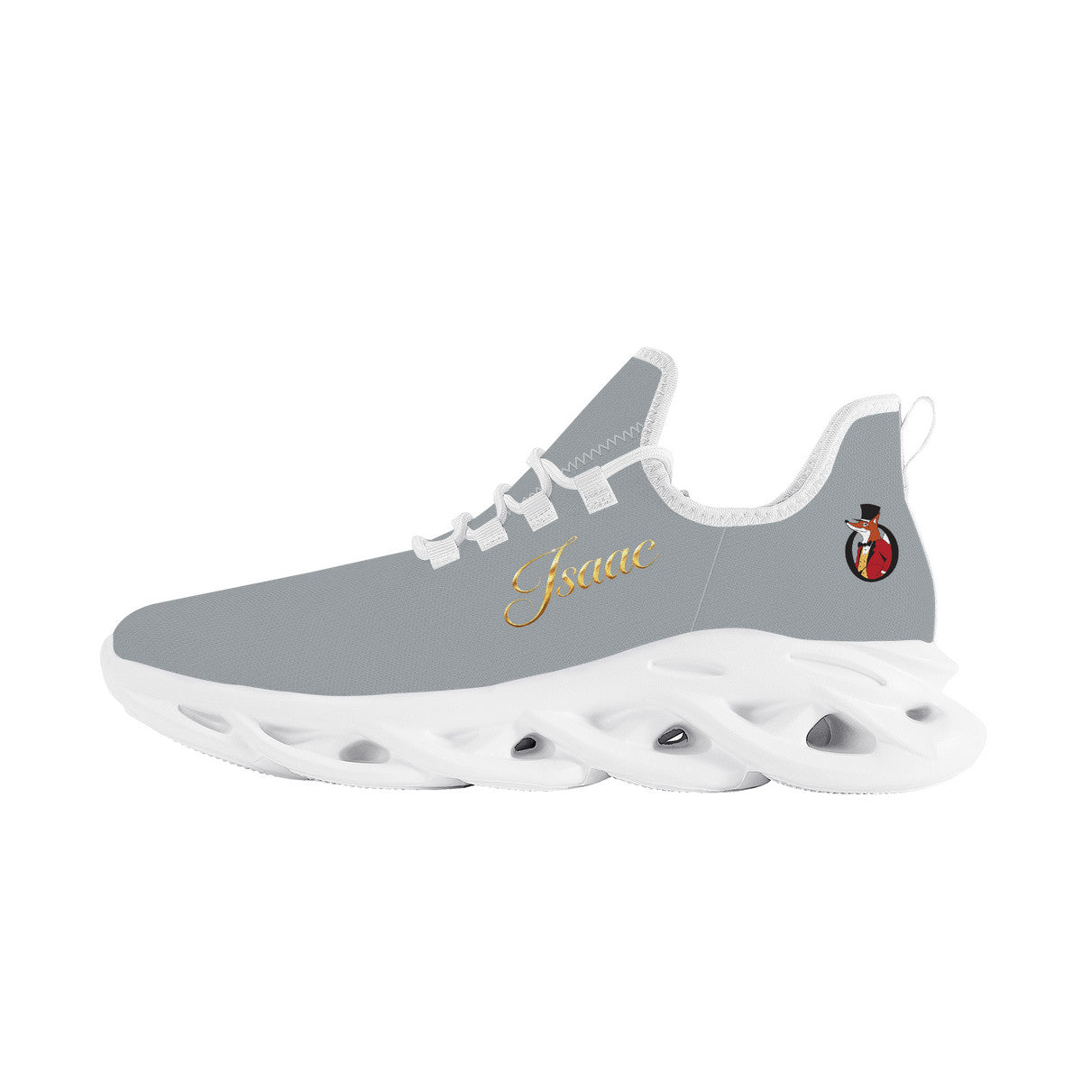 Snooty Fox Art - Flex Control Isaac Sneaker - Gray   SF_K14