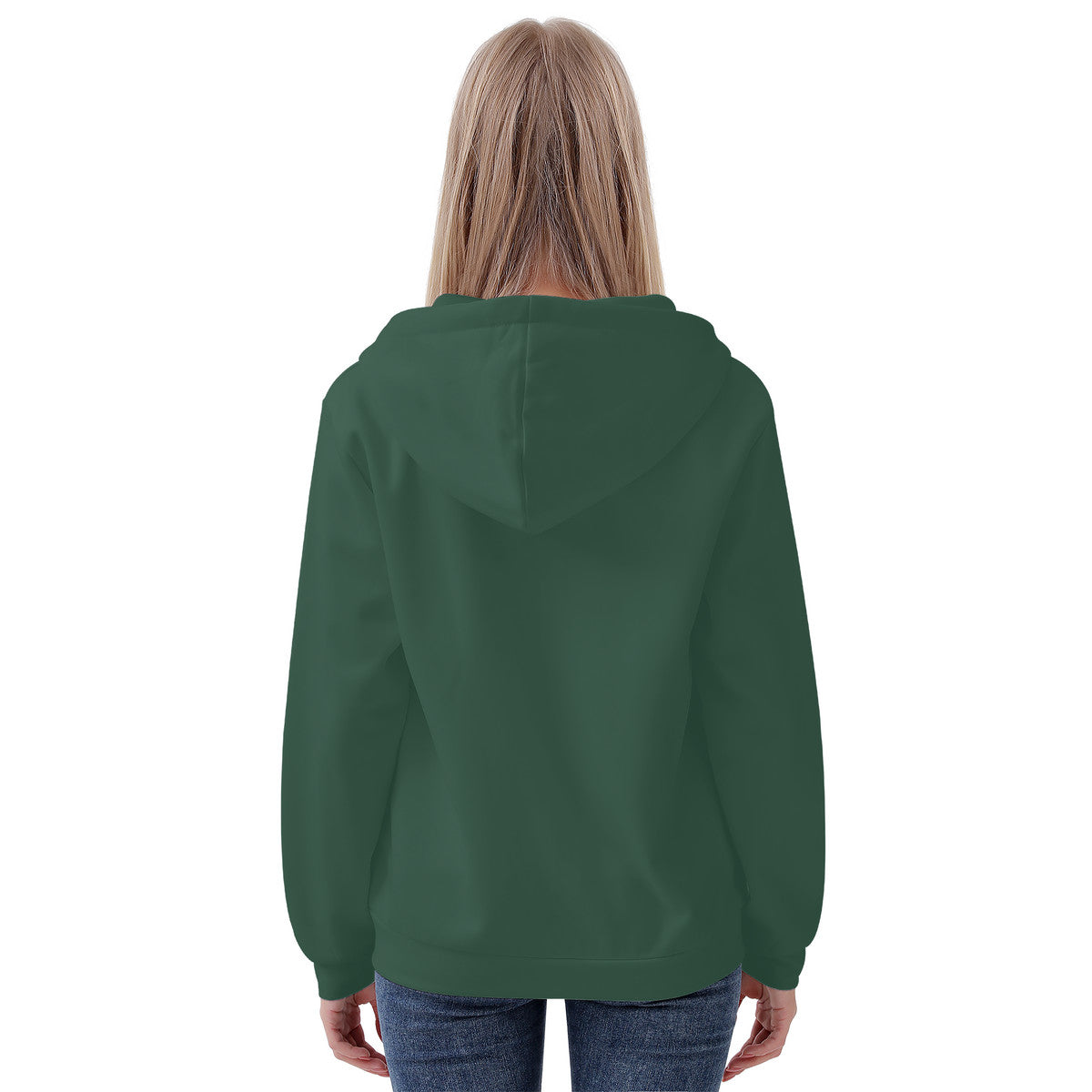 Sooty Fox Art - D57 Women's All Over Print Zip Hoodie - Mission Hills Nursery Logo Exclusive