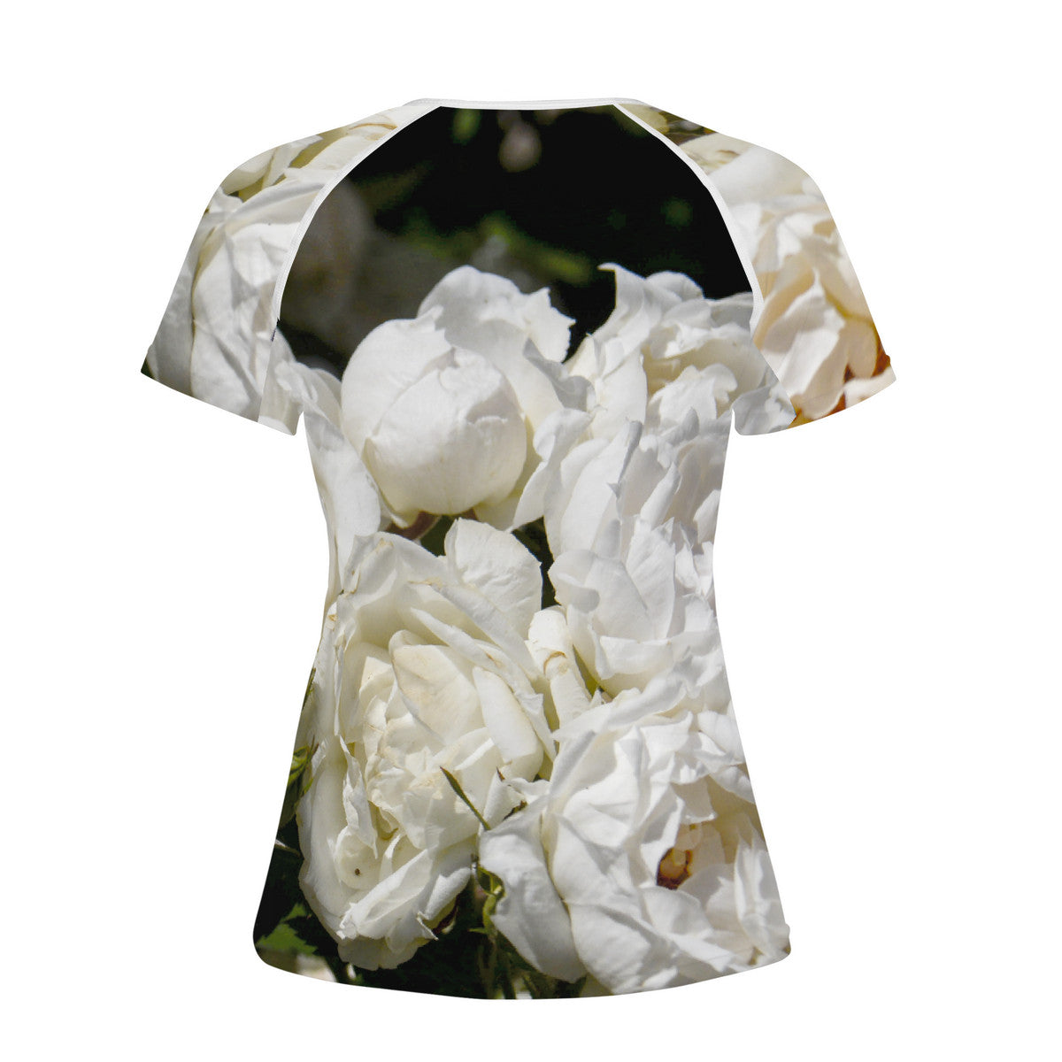 Snooty Fox Art T shirt - All Over White Roses