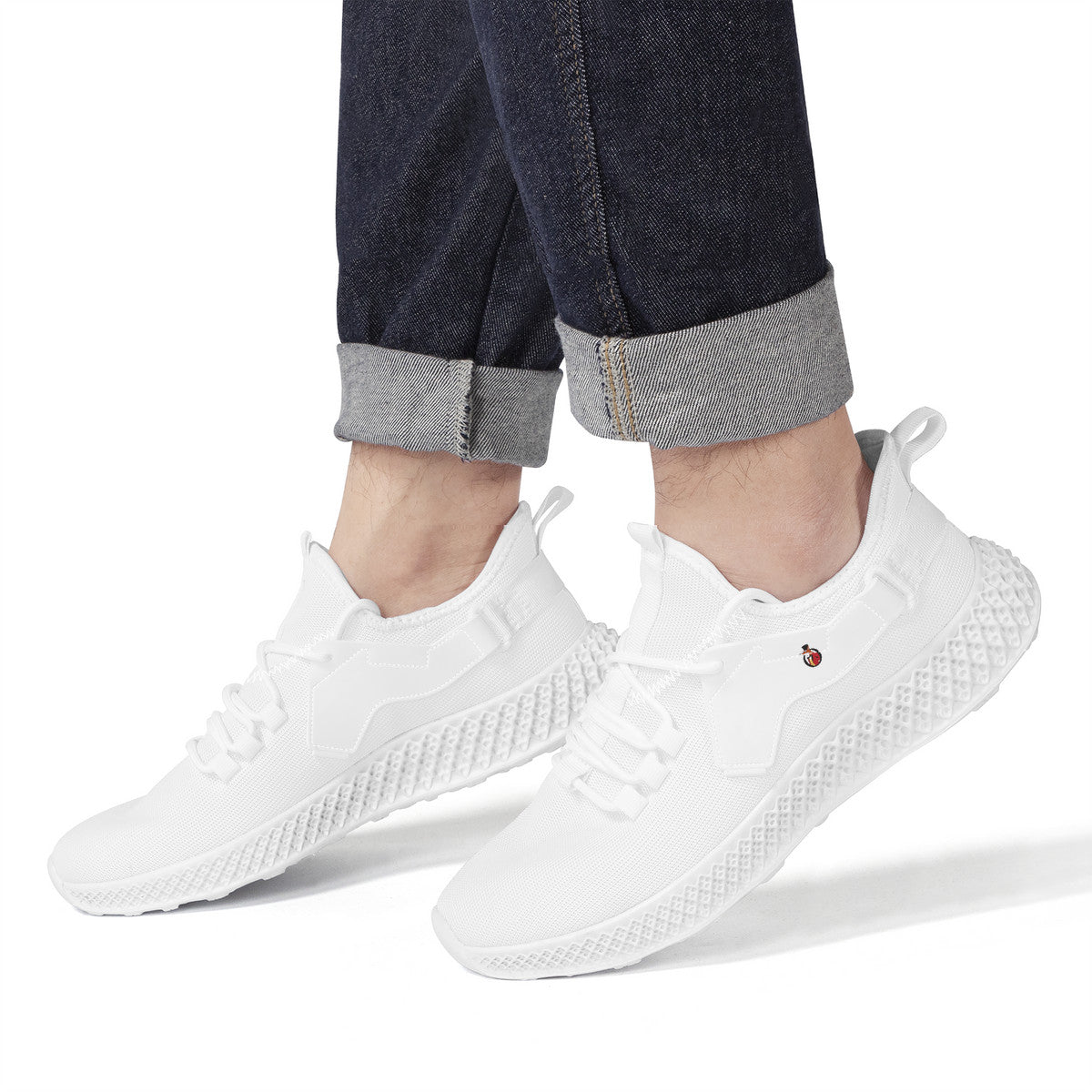 Snooty Fox Art  - SF_S37 New Arrival Mesh Knit Shoes - Fox Logo