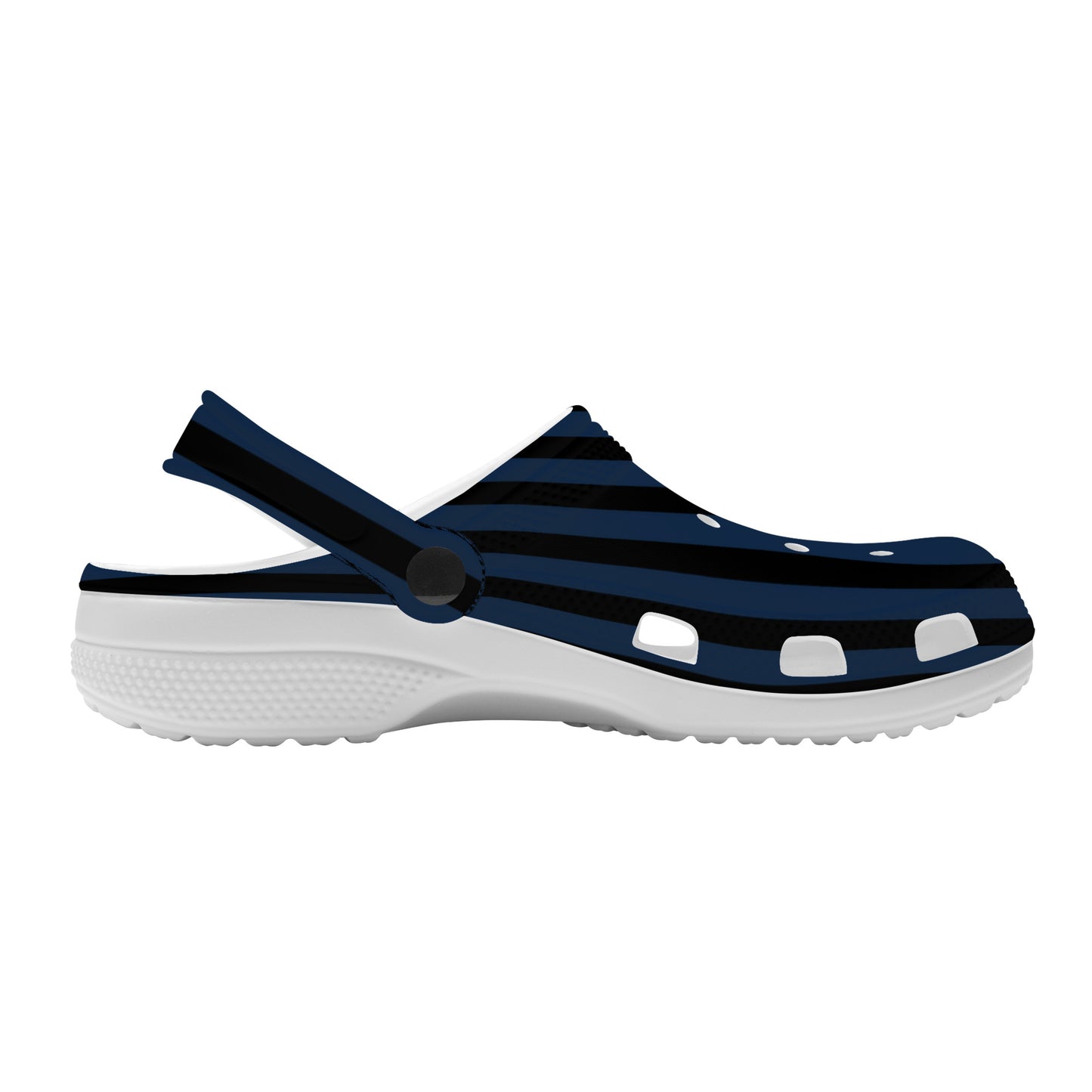 Snooty Fox Art Crocs Clogs - Black & Blue