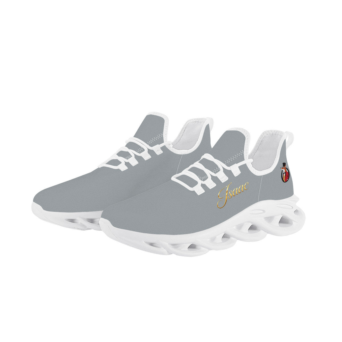 Snooty Fox Art - Flex Control Isaac Sneaker - Gray   SF_K14