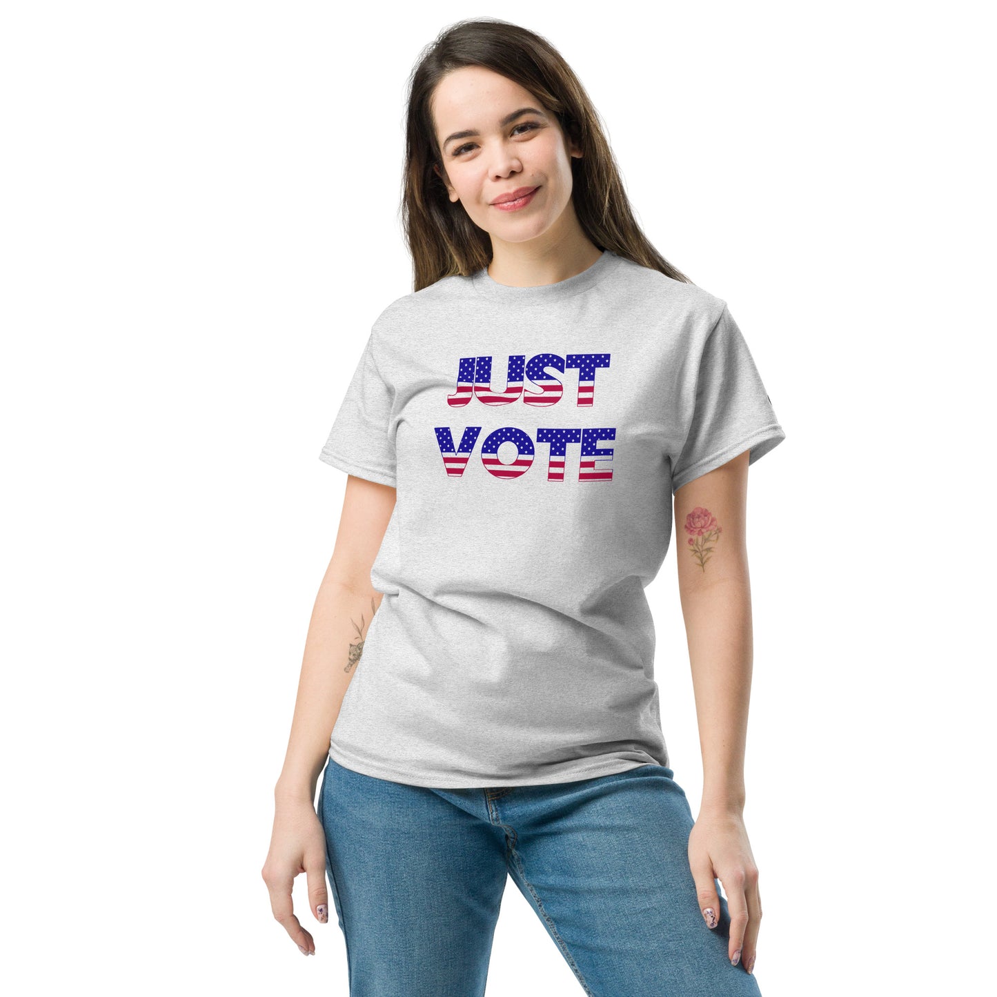 Snooty Fox Art Unisex Classic T-shirt - Just Vote