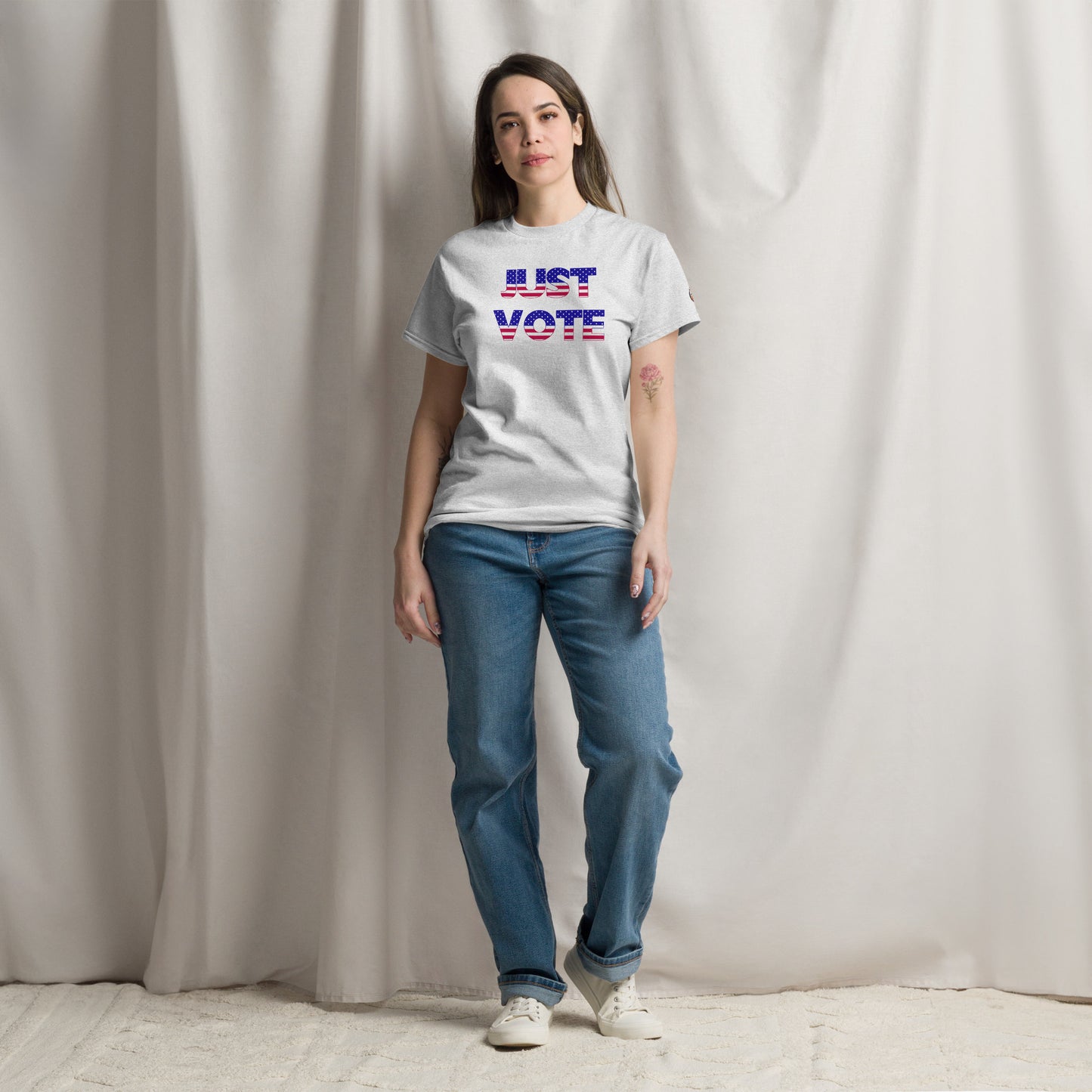 Snooty Fox Art Unisex Classic T-shirt - Just Vote