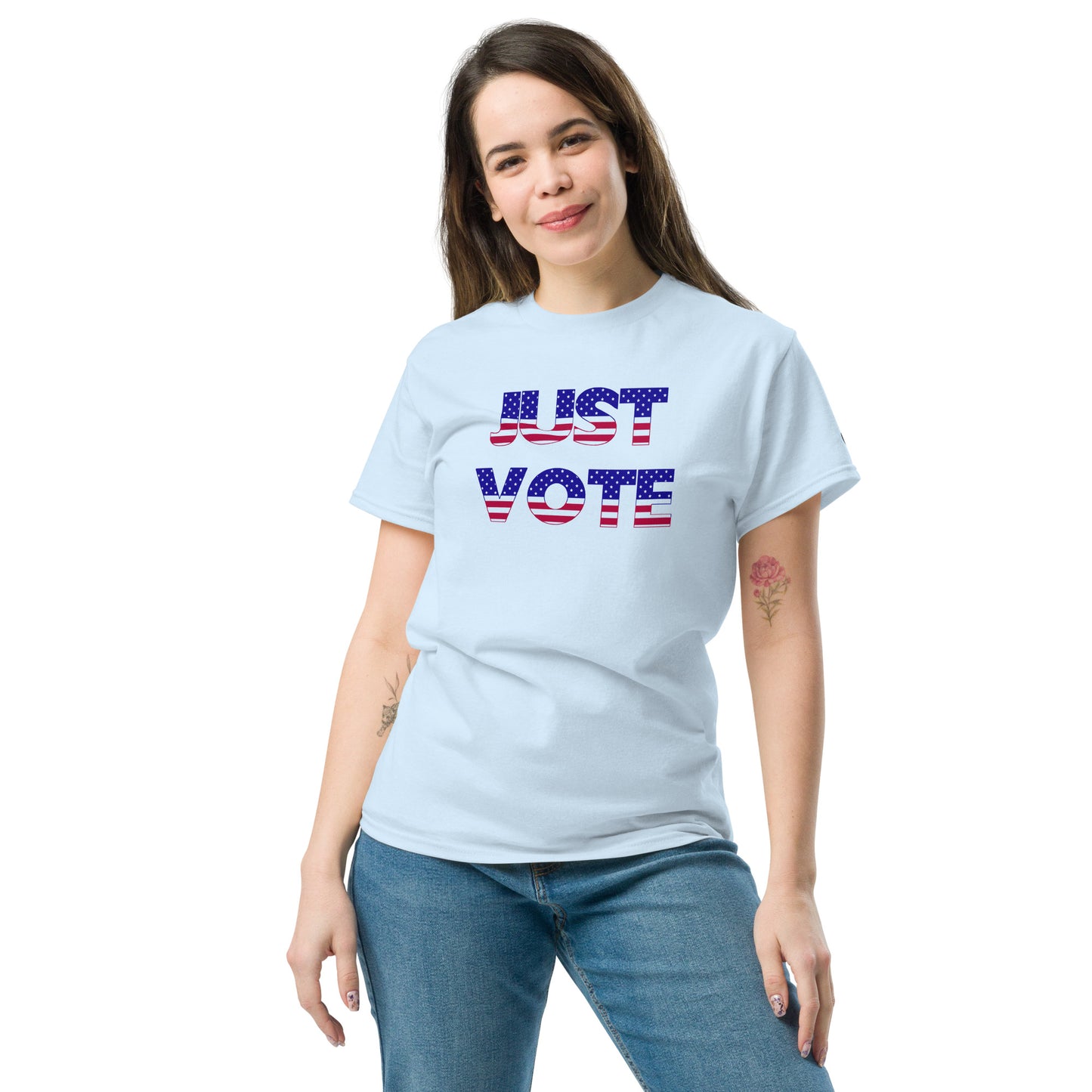 Snooty Fox Art Unisex Classic T-shirt - Just Vote