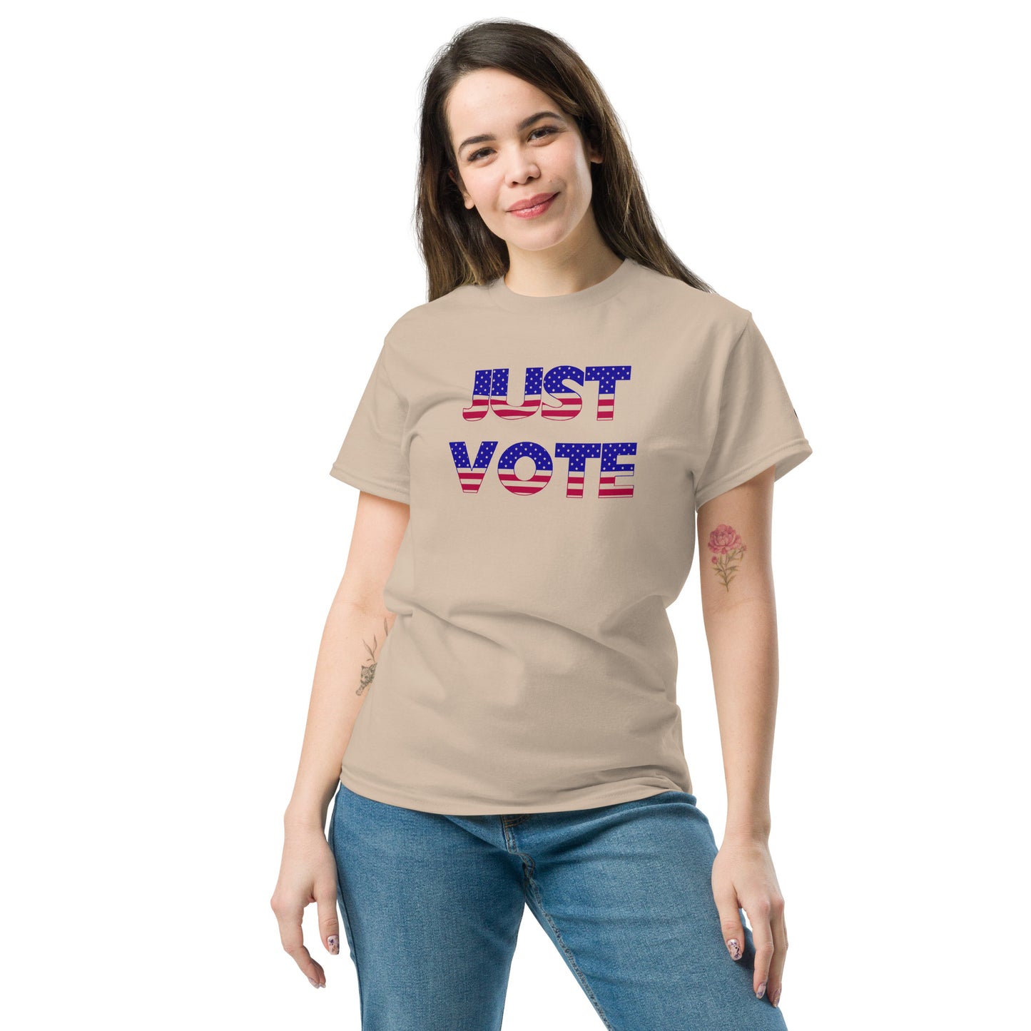 Snooty Fox Art Unisex Classic T-shirt - Just Vote