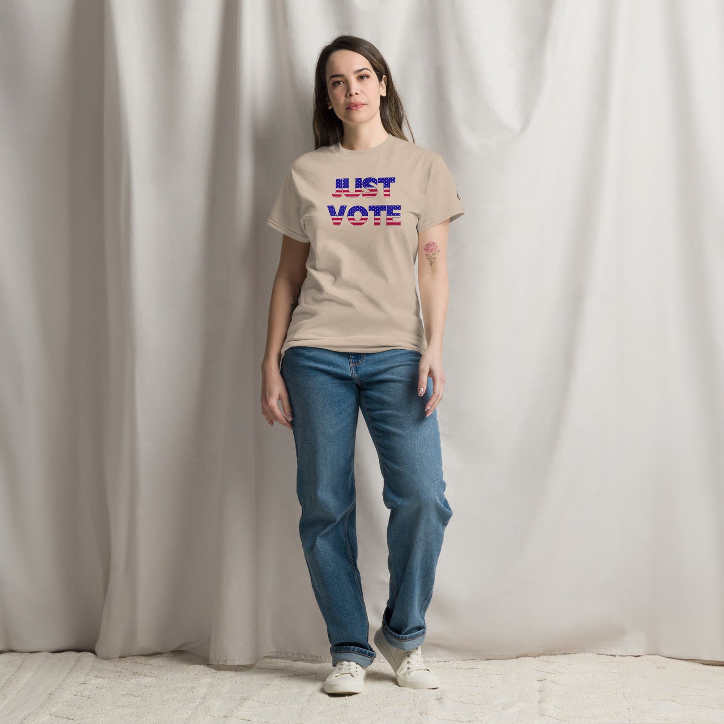 Snooty Fox Art Unisex Classic T-shirt - Just Vote