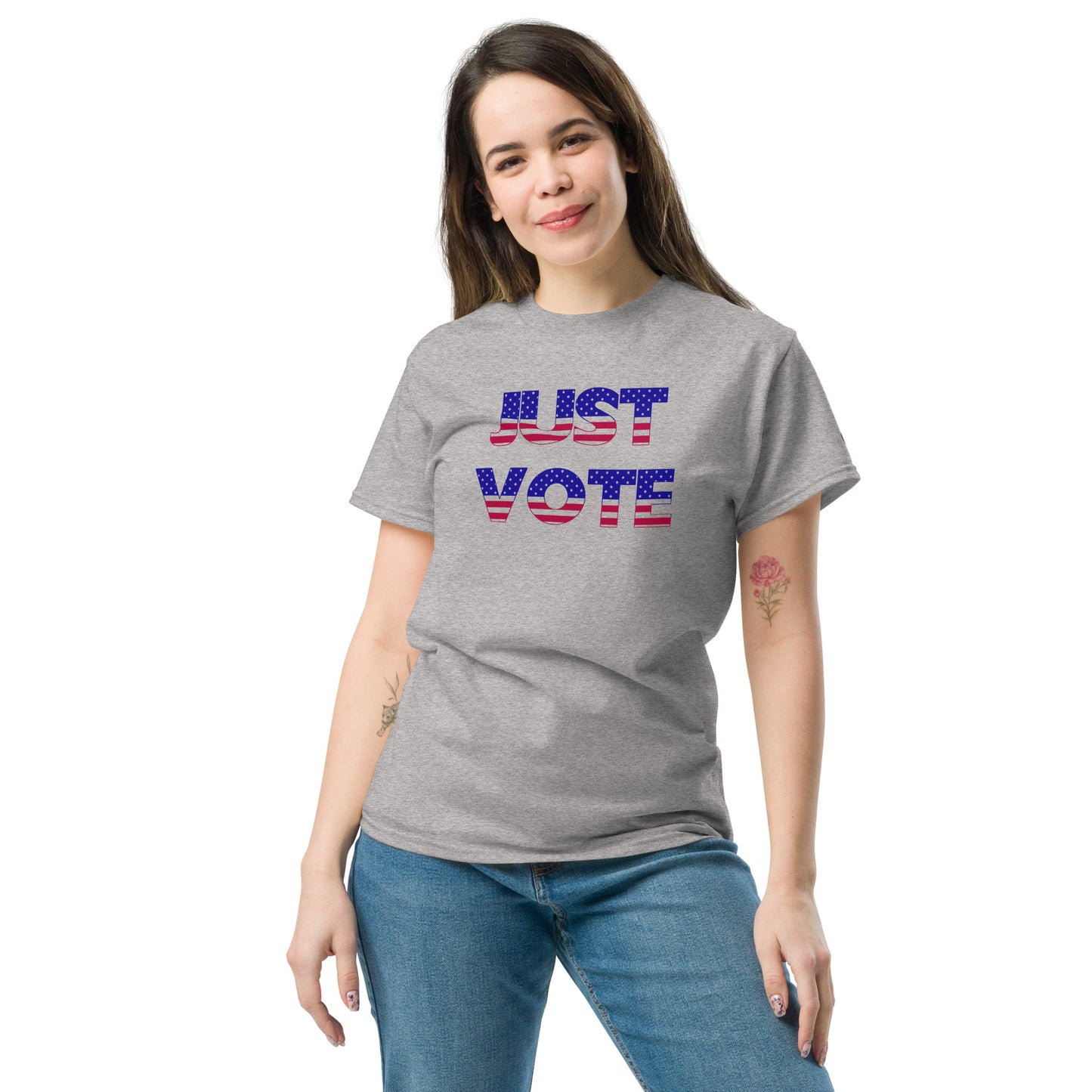 Snooty Fox Art Unisex Classic T-shirt - Just Vote