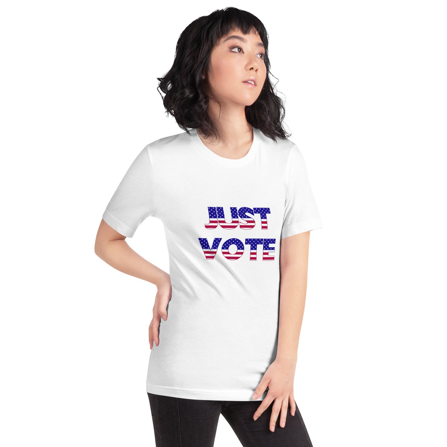 Snooty Fox Art Unisex T-shirt - Just Vote