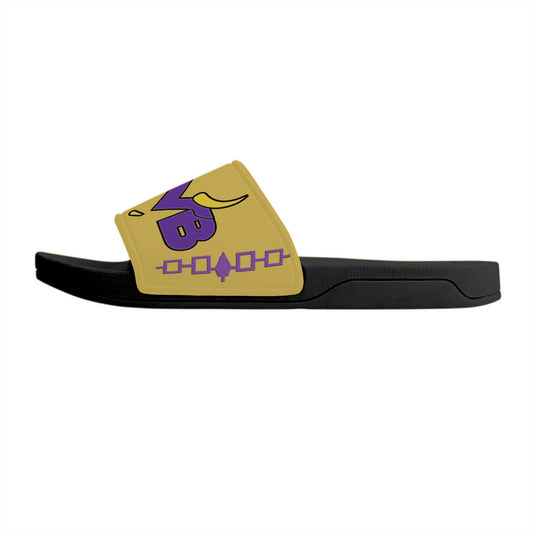 Snooty Fox Art Slide Sandals - GWB - Black D30 Soul