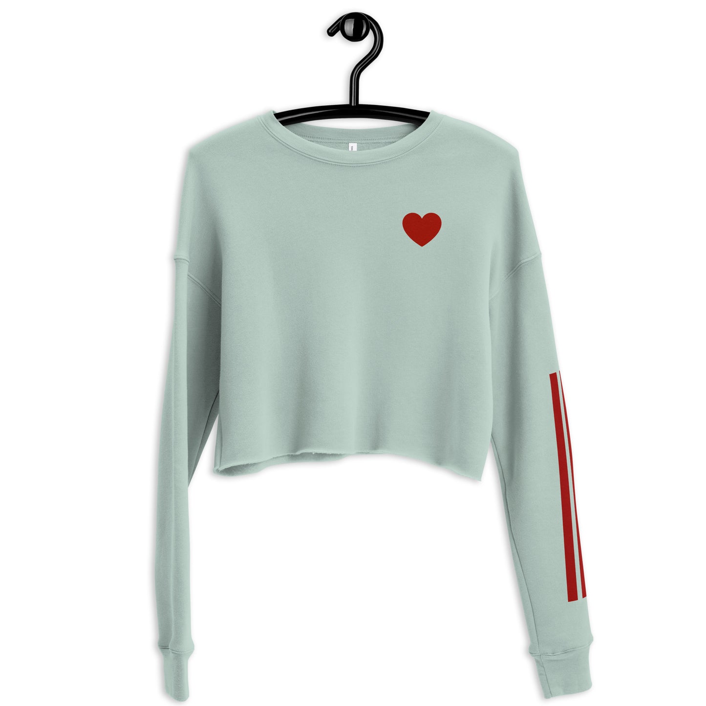 Snooty Fox Art Crop Sweatshirt - Heart