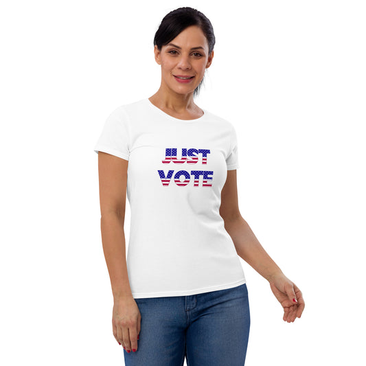 Snooty Fox Art Women's Short Sleeve T-shirt - Just Vote