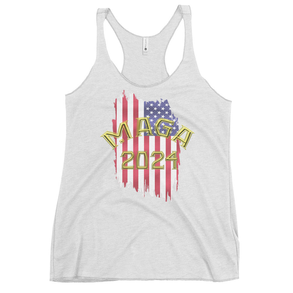 Snooty Fox Art Women's Racerback Tank - MAGA 2024